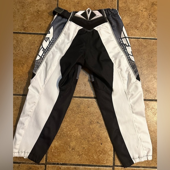 F16 Fly BMX racing black and white biker pants - Picture 3 of 9